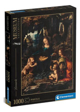Puzzle Hqc Museum - The Virgin of The Rocks 1000 Pzas 37088 Clementoni