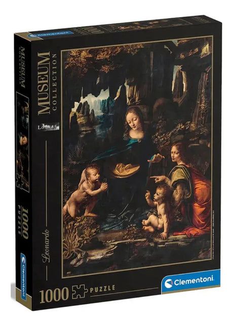 Puzzle Hqc Museum - The Virgin of The Rocks 1000 Pzas 37088 Clementoni