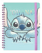 Mooving Libreta A5 de hojas rayadas Stitch 1245244