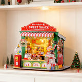 Robotime Rolife Puzzle 3d Puesto De Dulces De Navidad Ds043