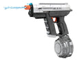 Pistola De Agua Uzi Con Luz Eléctrica Recargable NEGRA KB1323