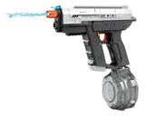 Pistola De Agua Uzi Con Luz Eléctrica Recargable NEGRA KB1323