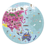 Janod Puzzle Ilustrado A Dos Caras Planeta Azul J02655