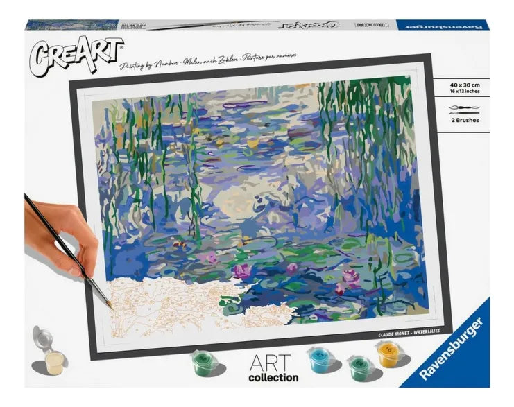 Ravensburger CreArt Pinta Por Numeros Monet: Waterlili 23651