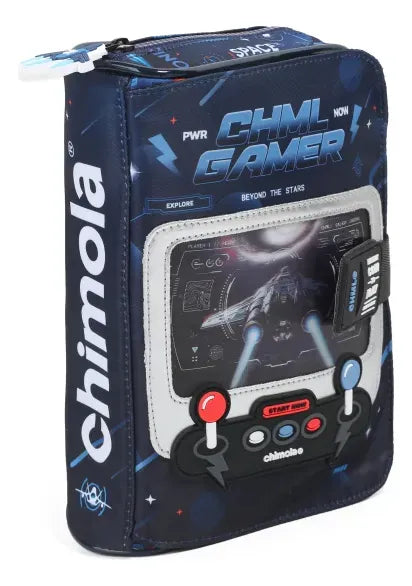 Chimola Cartuchera Gamer Nave Blue FS145