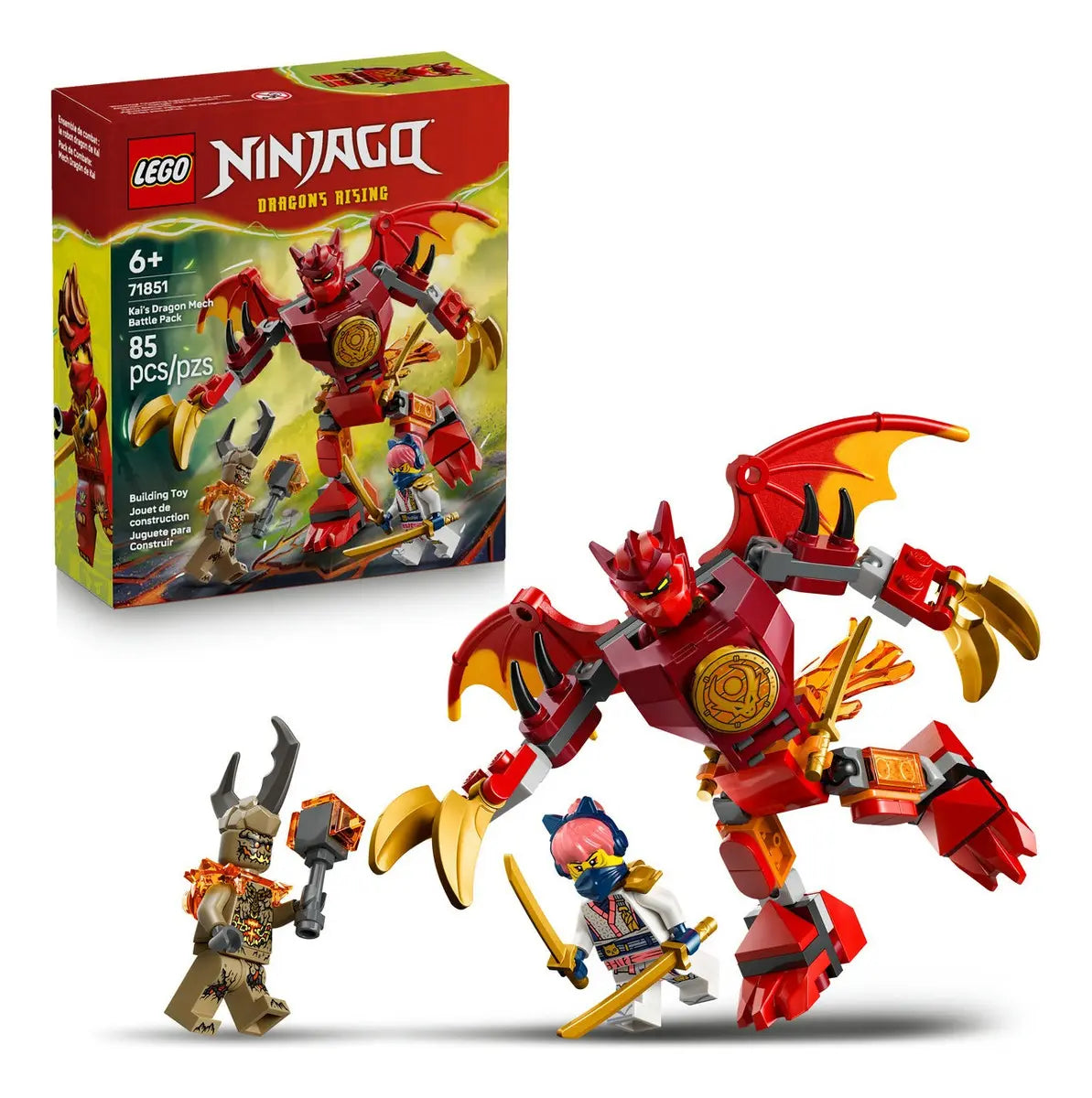 Lego Ninjago: Pack de Combate Meca Dragón de Kai 71851