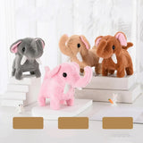Elefante de Peluche a Pila Shine KL258