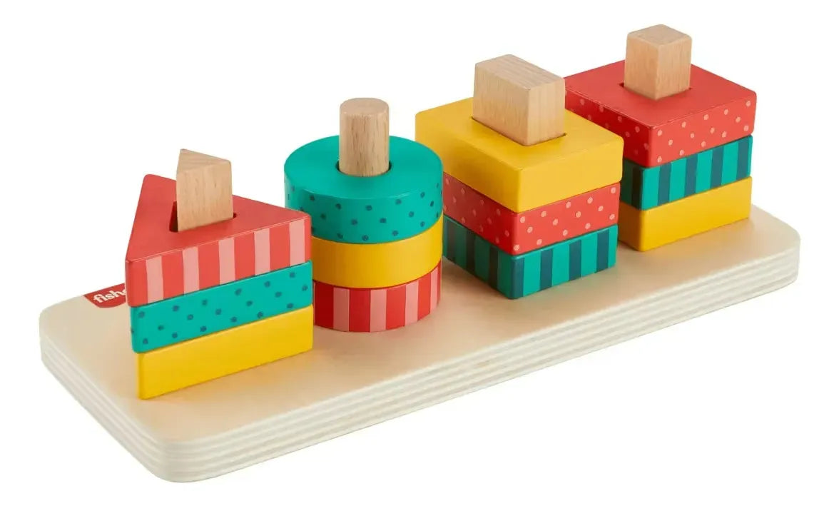 Fisher Price Wooden Shape Stacker HXV05