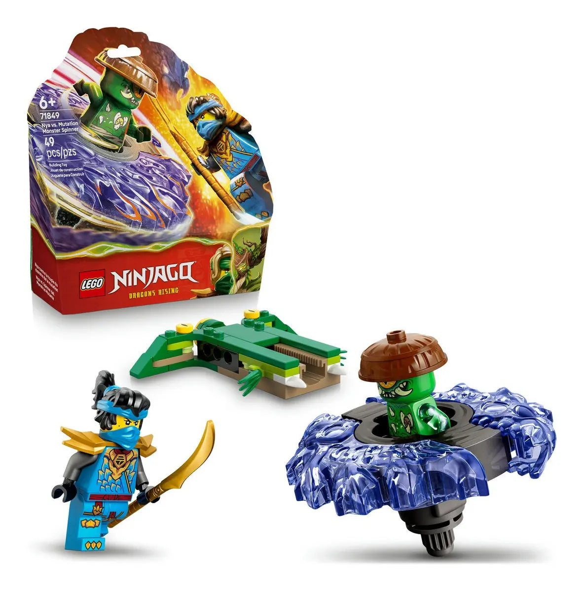 Lego Ninjago: Nya vs Spinner del Monstruo Mutante 71849