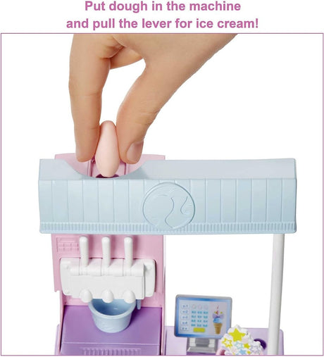 Muñeca Barbie Ice Cream Shop Heladería Hcn46 Mattel