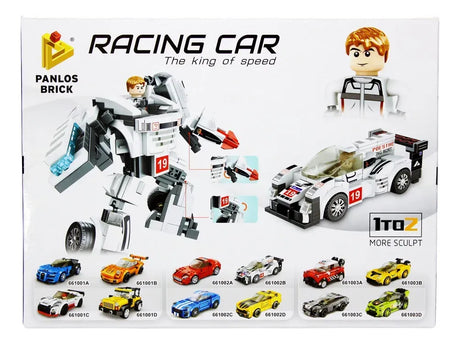 Panlos Brick Bloques Auto De Carreras 2379443