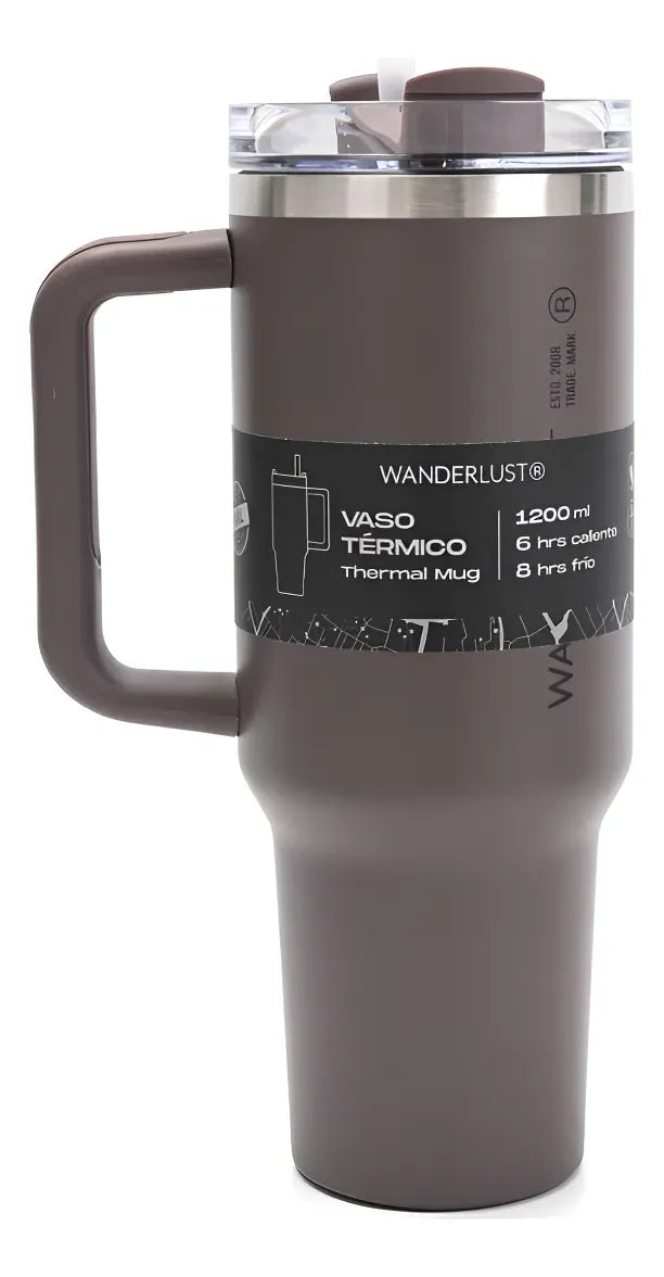 Wanderlust Vaso Termico Con Bombilla 1200ml Espresso 40126