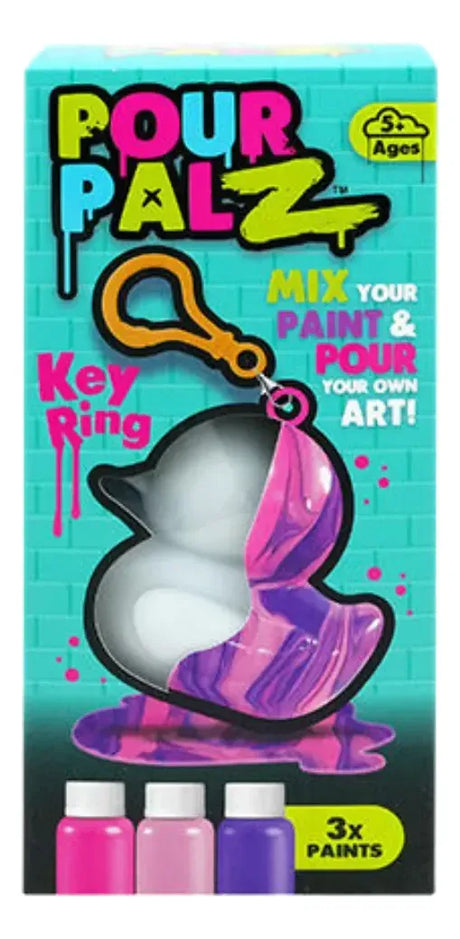 Pour Palz Mini Patos 8cm Clip On Para Pintar TMR016