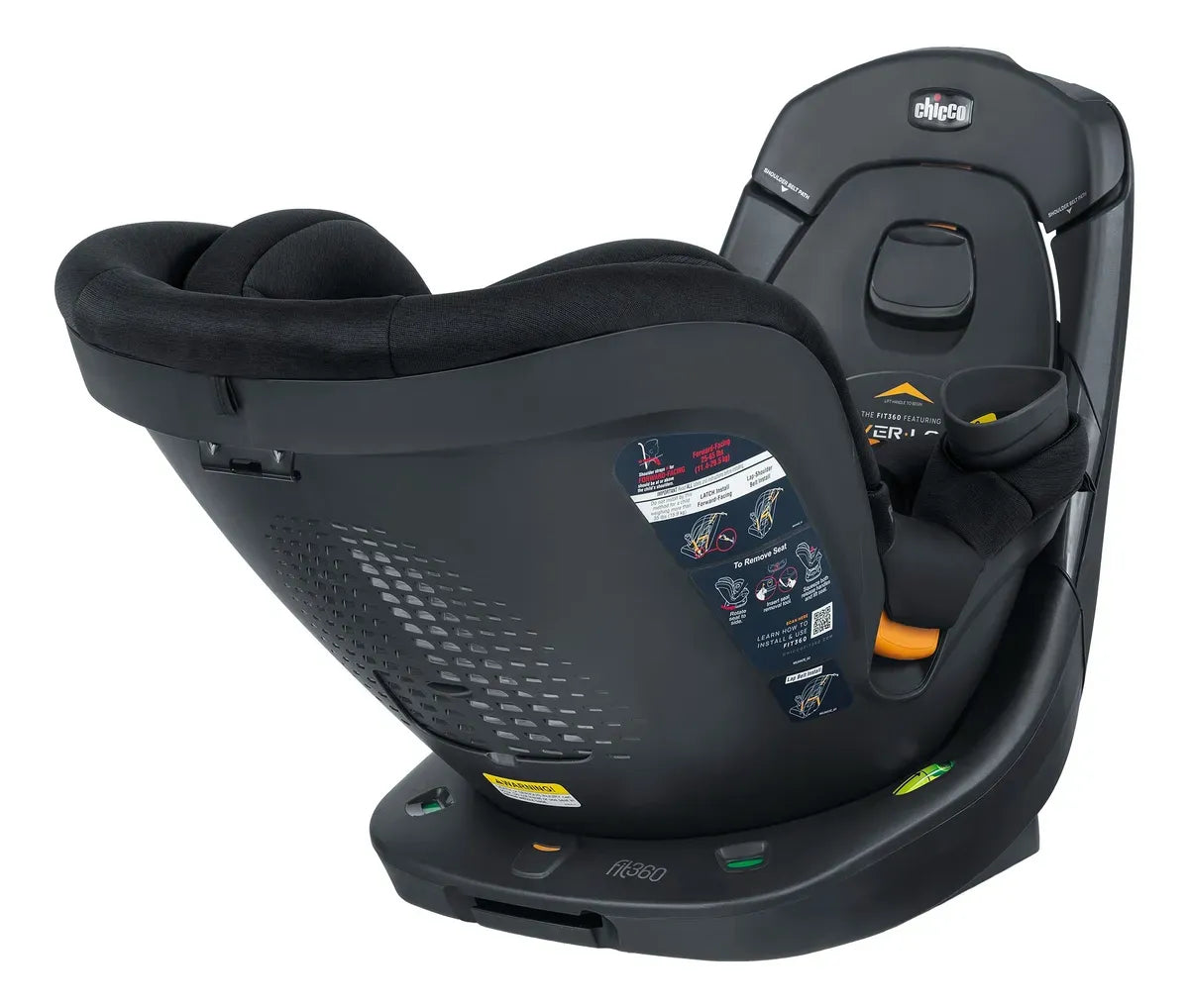 Chicco Butaca Fit360 Cleartex Black 06079690950070