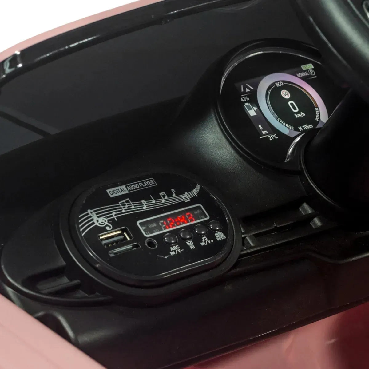 Auto A Bateria Fiat 500E Rosa 12V 9410-705