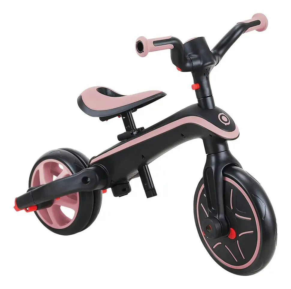 Globber Triciclo Explorer Trike Foldable 4 en 1 Deep Pastel Pink 732-210