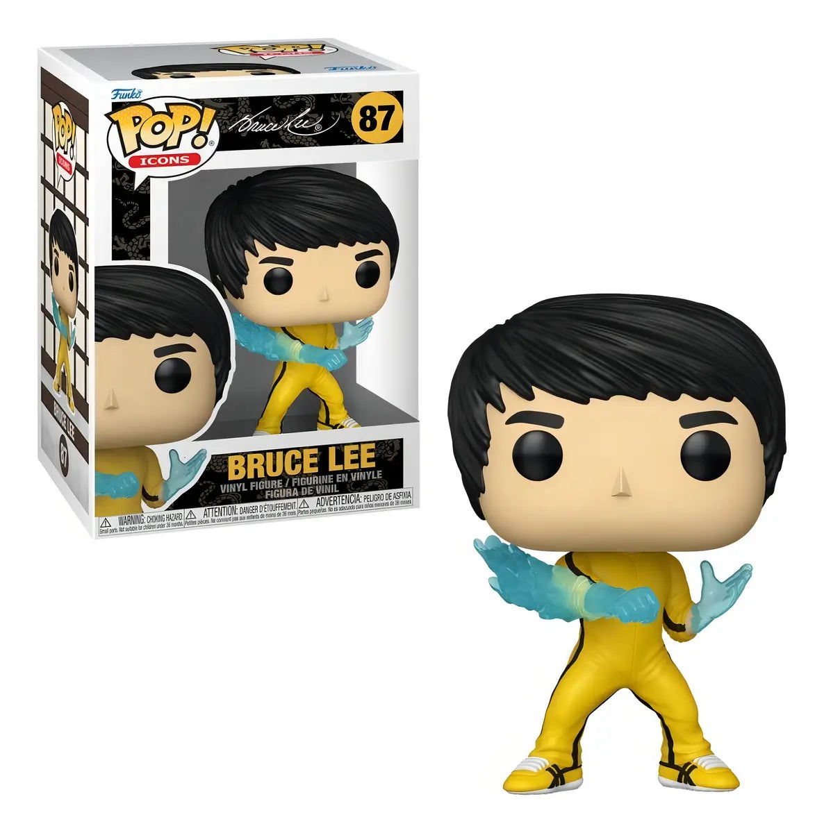 Funko POP Icons Bruce Lee Figura 87 81066F