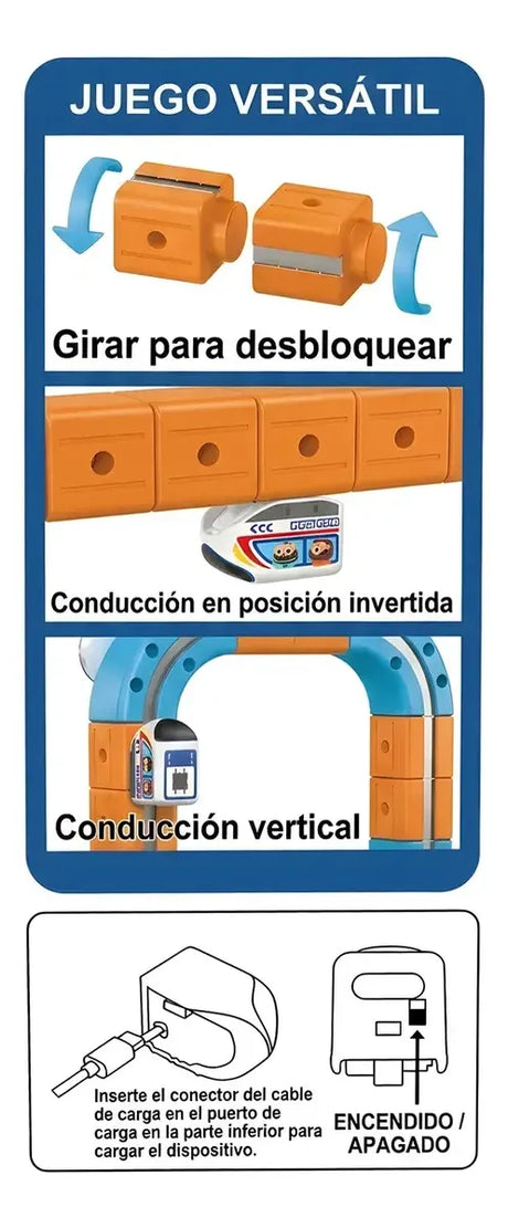 Rail Car Tren Magnético 72 Pzs IK0778 - vista 4