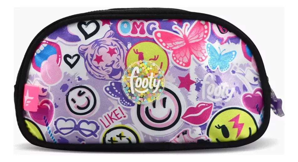 Footy Cartuchera con dos cierres Happy Smile F61060.01.UNICO
