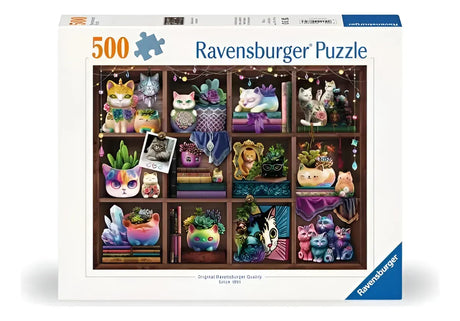 Ravensburger Puzzle 500 Pzs Cubby Cats Succulents 12000874