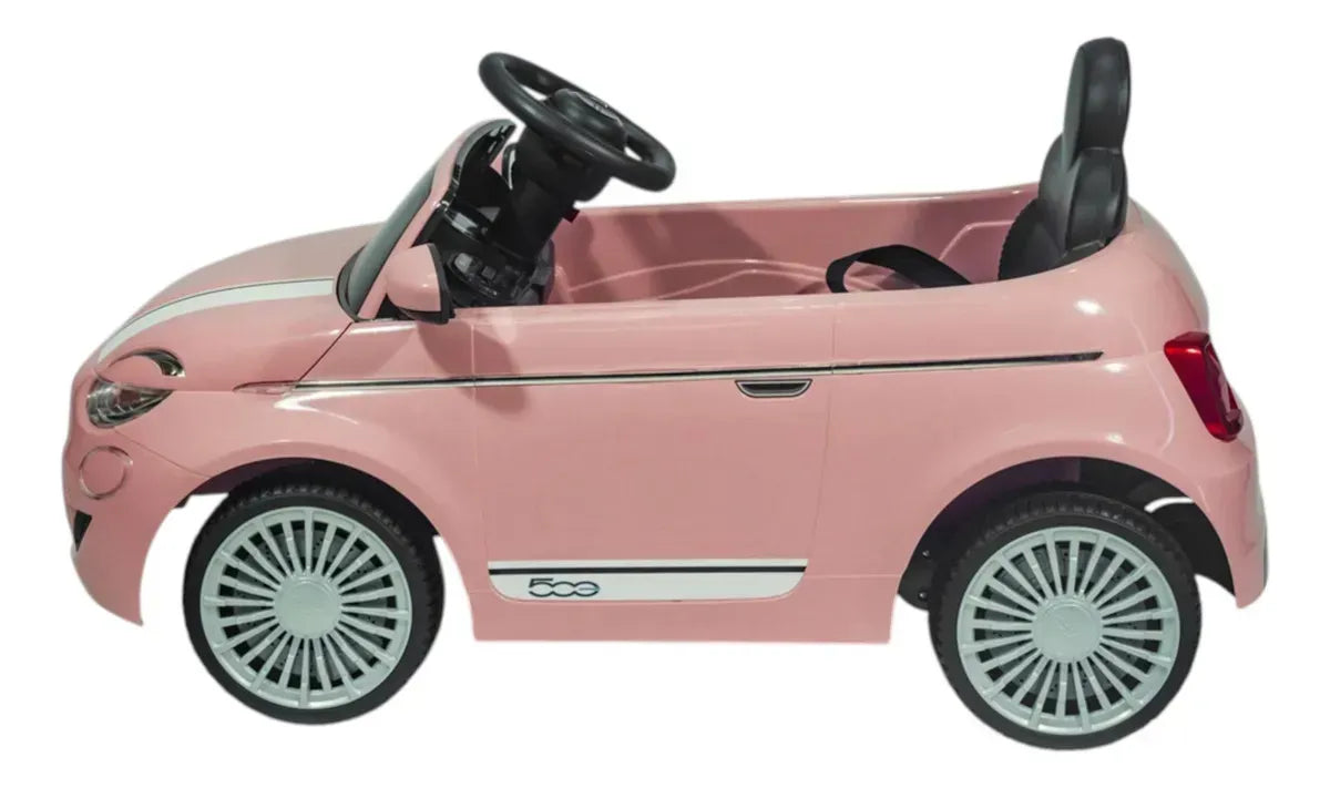 Auto A Bateria Fiat 500E Rosa 12V 9410-705
