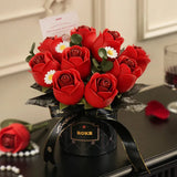 Robotime Rokr Puzzle 3d Ramo De Rosas Rojas Af02j