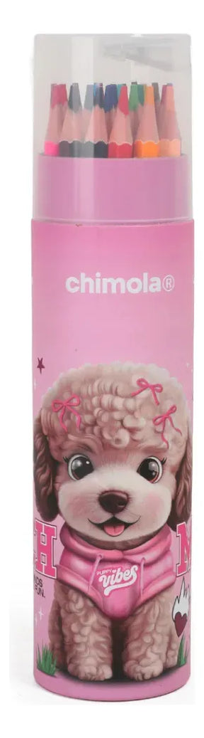 Chimola Set De Lapices x24 Poodle ST65