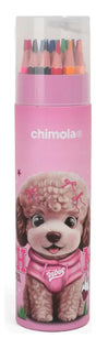 Chimola Set De Lapices x24 Poodle ST65