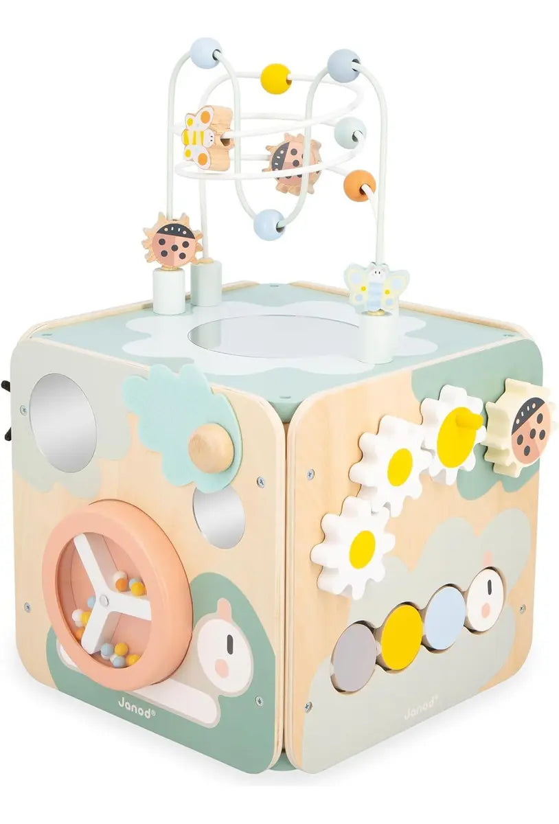 Janod Maxicubo Didáctico Multiactividad Sweet Cocoon J04060