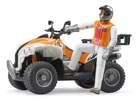 Bruder Bworld Quad con conductor BRU63000