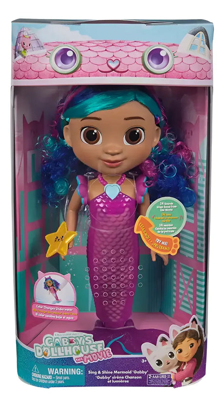 Gabbys Dollhouse Movie Muñeca Sirena Sing & Shine 36234/6074338