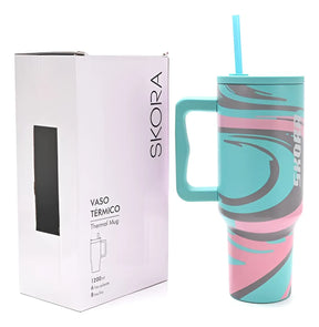 Vaso termico estampado con sorbete 1200 ml 40591