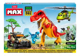Zuru Max Dino Adventurebox Playset 592pzs 83156 7455