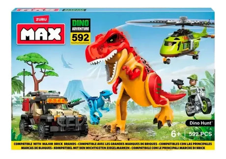 Zuru Max Dino Adventurebox Playset 592pzs 83156 7455