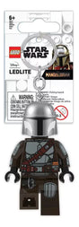 Lego Llavero Mandalorian Gris Star Wars Con Luz LGL-KE187H LE014