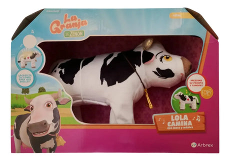 Vaca Lola Camina Peluche 8029