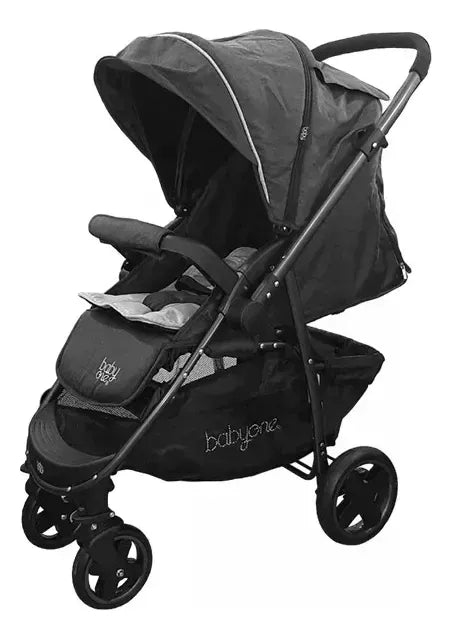 Baby One Praga Cochecito Lite Rider reversible handle gris BOLR-008