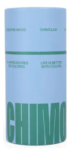 Chimola Set De Marcadores X36 Light Blue ST60