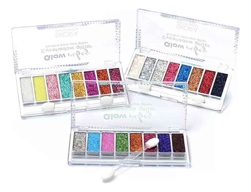 Sombra Para Ojos Glitter Glow Vibes Con Aplicador Modelo 1 39554