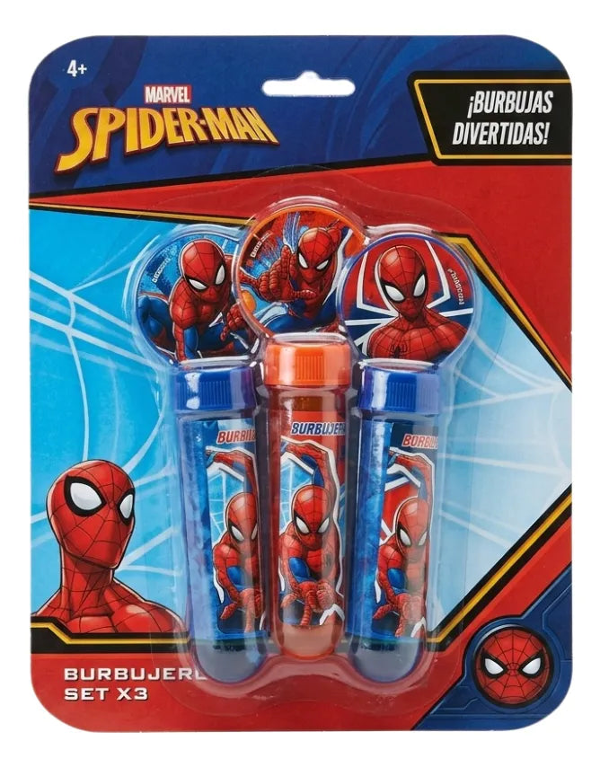 Burbujero Spiderman x3 57289