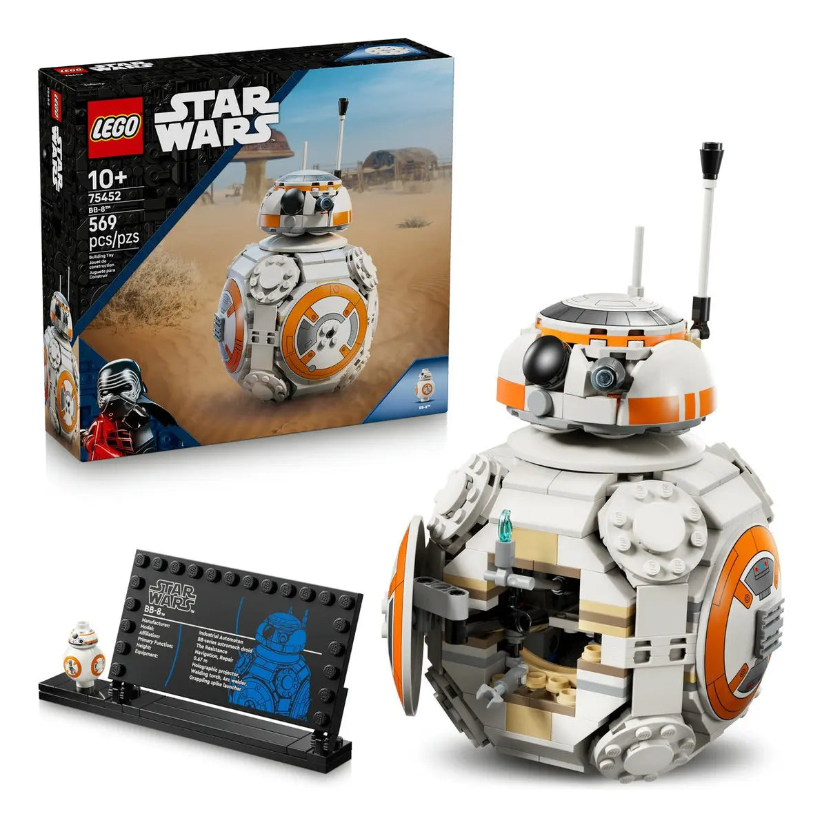 Lego Star Wars: Droide Astromecánico BB-8 75452