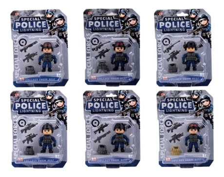 Policias Muñecos con Accesorios 1953075 Shine