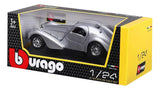 Bburago 1:24 Bugatti Atlantic Gris 18-22092