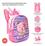 Skora Mochila De Espalda Petit Osita Miel Rosa 12p 42181 Rosa