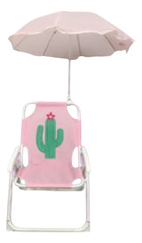 Silla Reposera Plegable para Niños con Sombrilla SL6313