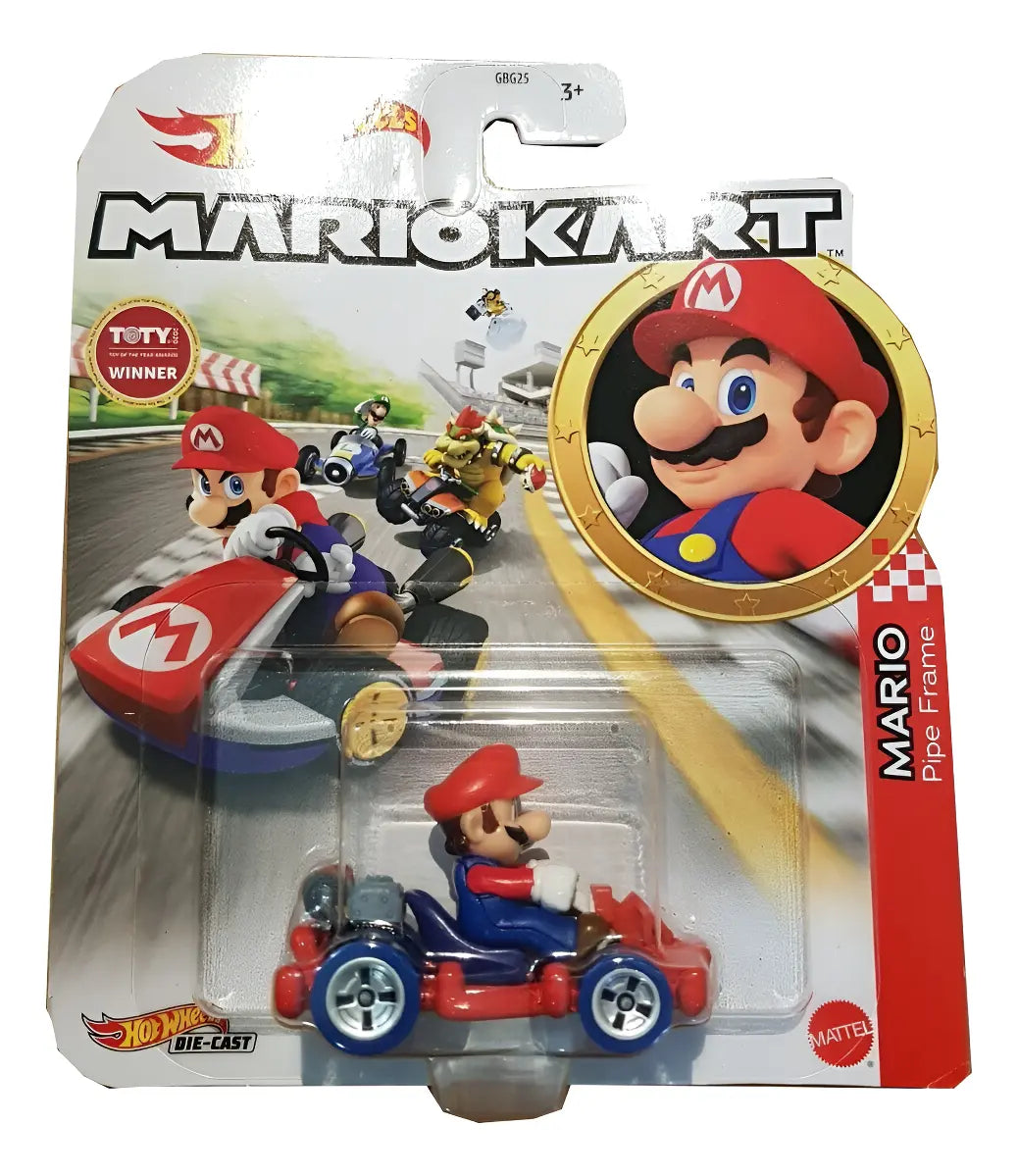 Hot Wheels Mario Kart Vehiculo Metal 1:64 Gbg25