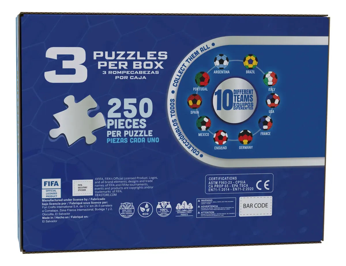 Rompecabezas Puzzle X3 Argentina 250pzs Fifa Fwc-0012-01