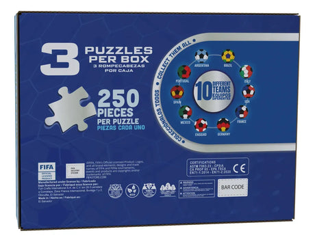 Rompecabezas Puzzle X3 Argentina 250pzs Fifa Fwc-0012-01