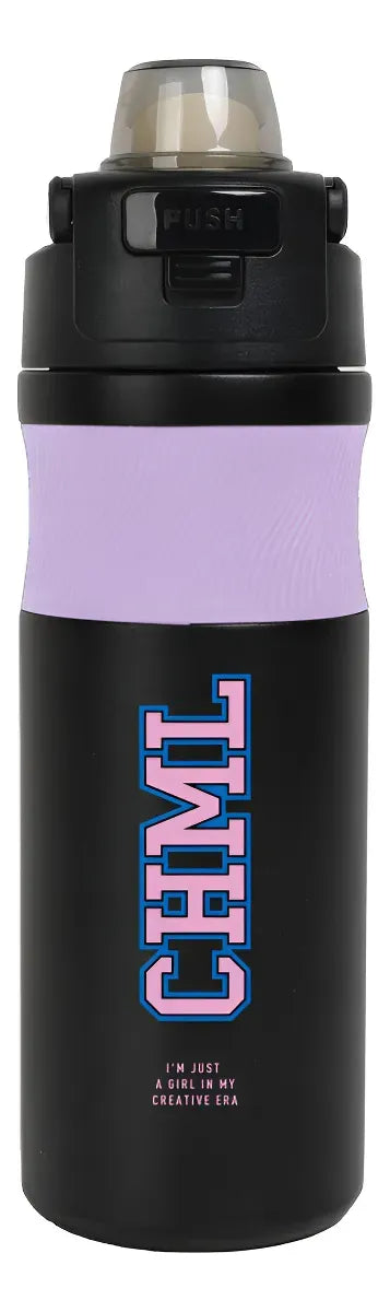 Chimola Botella Pop Black Bz103 Negro