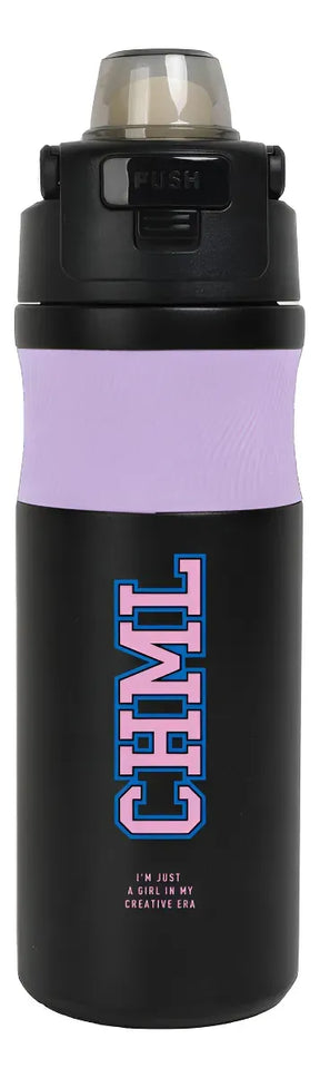 Chimola Botella Pop Black Bz103 Negro